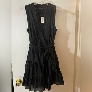 Ladies sleeveless  wrap dress